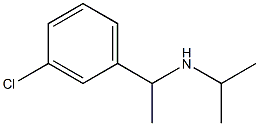 [1-(3-chlorophenyl)ethyl](propan-2-yl)amine 结构式