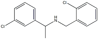 [1-(3-chlorophenyl)ethyl][(2-chlorophenyl)methyl]amine 结构式