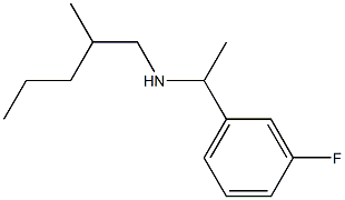 [1-(3-fluorophenyl)ethyl](2-methylpentyl)amine 结构式