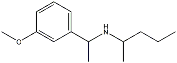 [1-(3-methoxyphenyl)ethyl](pentan-2-yl)amine 结构式
