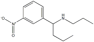 [1-(3-nitrophenyl)butyl](propyl)amine 结构式