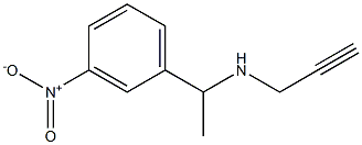 [1-(3-nitrophenyl)ethyl](prop-2-yn-1-yl)amine 结构式