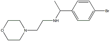 [1-(4-bromophenyl)ethyl][2-(morpholin-4-yl)ethyl]amine 结构式