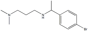 [1-(4-bromophenyl)ethyl][3-(dimethylamino)propyl]amine 结构式