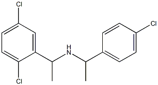 [1-(4-chlorophenyl)ethyl][1-(2,5-dichlorophenyl)ethyl]amine 结构式