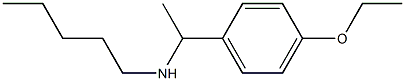 [1-(4-ethoxyphenyl)ethyl](pentyl)amine 结构式