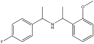 [1-(4-fluorophenyl)ethyl][1-(2-methoxyphenyl)ethyl]amine 结构式