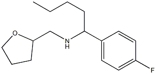 [1-(4-fluorophenyl)pentyl](oxolan-2-ylmethyl)amine 结构式