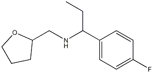 [1-(4-fluorophenyl)propyl](oxolan-2-ylmethyl)amine 结构式