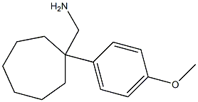 [1-(4-methoxyphenyl)cycloheptyl]methanamine 结构式