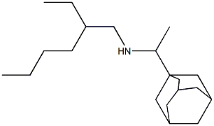[1-(adamantan-1-yl)ethyl](2-ethylhexyl)amine 结构式