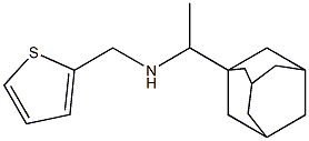 [1-(adamantan-1-yl)ethyl](thiophen-2-ylmethyl)amine 结构式