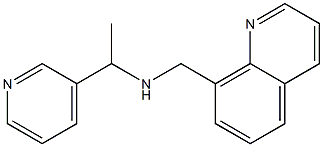 [1-(pyridin-3-yl)ethyl](quinolin-8-ylmethyl)amine 结构式