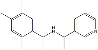 [1-(pyridin-3-yl)ethyl][1-(2,4,5-trimethylphenyl)ethyl]amine 结构式