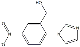 [2-(1H-imidazol-1-yl)-5-nitrophenyl]methanol 结构式