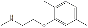 [2-(2,5-dimethylphenoxy)ethyl](methyl)amine 结构式
