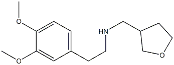 [2-(3,4-dimethoxyphenyl)ethyl](oxolan-3-ylmethyl)amine 结构式