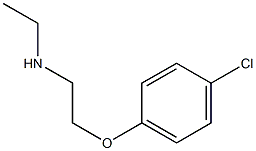 [2-(4-chlorophenoxy)ethyl](ethyl)amine 结构式