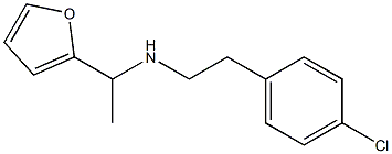 [2-(4-chlorophenyl)ethyl][1-(furan-2-yl)ethyl]amine 结构式