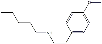 [2-(4-methoxyphenyl)ethyl](pentyl)amine 结构式