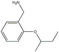 [2-(butan-2-yloxy)phenyl]methanamine 结构式