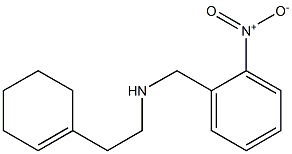 [2-(cyclohex-1-en-1-yl)ethyl][(2-nitrophenyl)methyl]amine 结构式