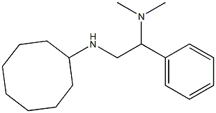 [2-(cyclooctylamino)-1-phenylethyl]dimethylamine 结构式