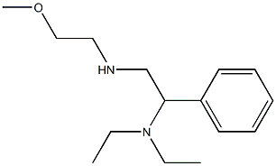 [2-(diethylamino)-2-phenylethyl](2-methoxyethyl)amine 结构式