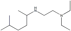 [2-(diethylamino)ethyl](5-methylhexan-2-yl)amine 结构式