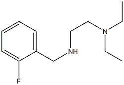 [2-(diethylamino)ethyl][(2-fluorophenyl)methyl]amine 结构式