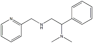 [2-(dimethylamino)-2-phenylethyl](pyridin-2-ylmethyl)amine 结构式