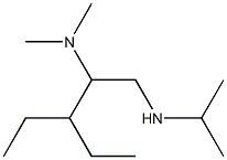 [2-(dimethylamino)-3-ethylpentyl](propan-2-yl)amine 结构式