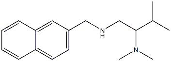 [2-(dimethylamino)-3-methylbutyl](naphthalen-2-ylmethyl)amine 结构式
