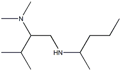 [2-(dimethylamino)-3-methylbutyl](pentan-2-yl)amine 结构式