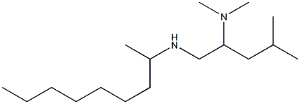 [2-(dimethylamino)-4-methylpentyl](nonan-2-yl)amine 结构式