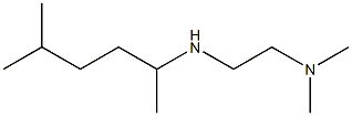 [2-(dimethylamino)ethyl](5-methylhexan-2-yl)amine 结构式