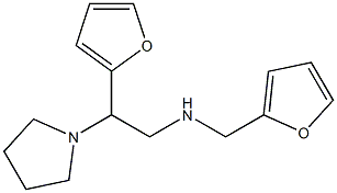 [2-(furan-2-yl)-2-(pyrrolidin-1-yl)ethyl](furan-2-ylmethyl)amine 结构式