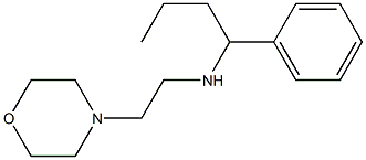 [2-(morpholin-4-yl)ethyl](1-phenylbutyl)amine 结构式