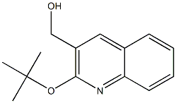 [2-(tert-butoxy)quinolin-3-yl]methanol 结构式
