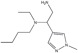 [2-amino-1-(1-methyl-1H-pyrazol-4-yl)ethyl](butyl)ethylamine 结构式