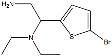 [2-amino-1-(5-bromothiophen-2-yl)ethyl]diethylamine 结构式