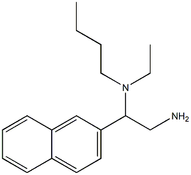 [2-amino-1-(naphthalen-2-yl)ethyl](butyl)ethylamine 结构式