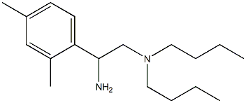 [2-amino-2-(2,4-dimethylphenyl)ethyl]dibutylamine 结构式