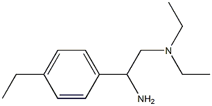 [2-amino-2-(4-ethylphenyl)ethyl]diethylamine 结构式