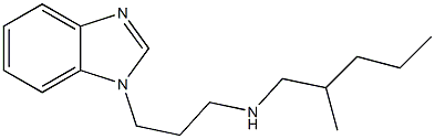 [3-(1H-1,3-benzodiazol-1-yl)propyl](2-methylpentyl)amine 结构式