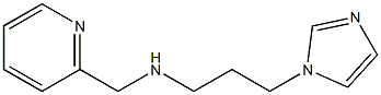 [3-(1H-imidazol-1-yl)propyl](pyridin-2-ylmethyl)amine 结构式