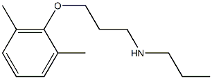 [3-(2,6-dimethylphenoxy)propyl](propyl)amine 结构式