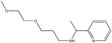 [3-(2-methoxyethoxy)propyl][1-(pyridin-2-yl)ethyl]amine 结构式