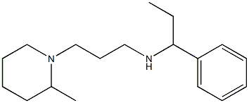 [3-(2-methylpiperidin-1-yl)propyl](1-phenylpropyl)amine 结构式