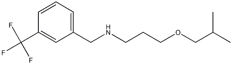 [3-(2-methylpropoxy)propyl]({[3-(trifluoromethyl)phenyl]methyl})amine 结构式